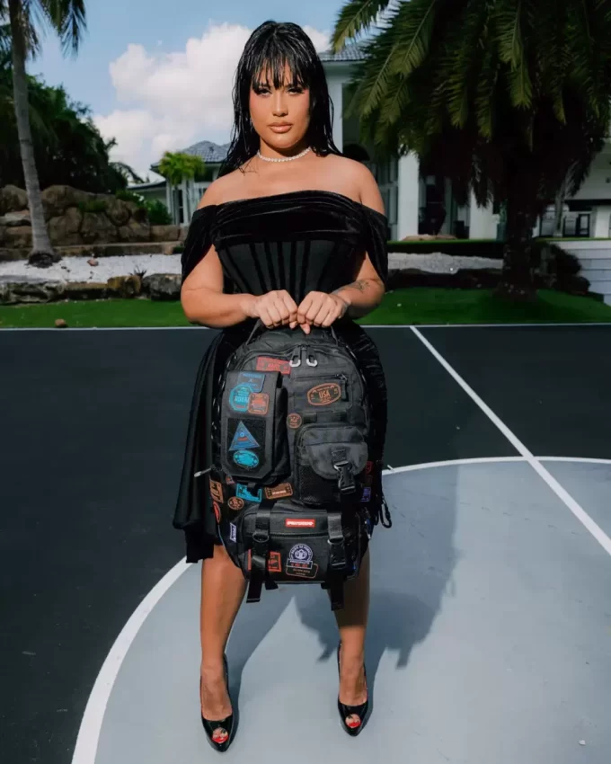 JAMES FIRST CLASS I GOT THESE STAMPS BACKPACK