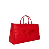 JAMES FIRST CLASS RUBY RED PYRAMID LARGE DUFFLE