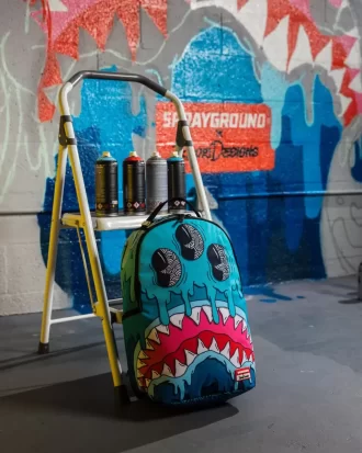 JORGE RODRIGUEZ THE ARTIST COLLAB DRIPS SHARKS BACKPACK
