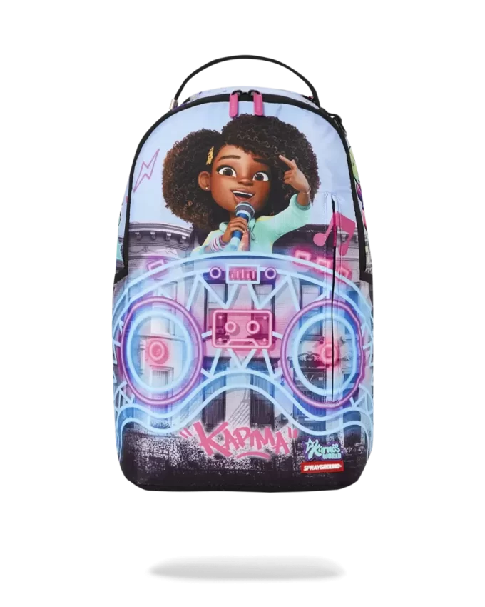 KARMA’S WORLD TURN UP THE VOLUME BACKPACK