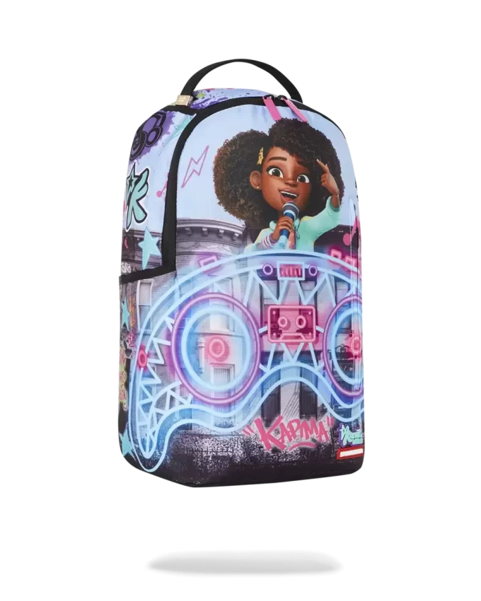 KARMA’S WORLD TURN UP THE VOLUME BACKPACK