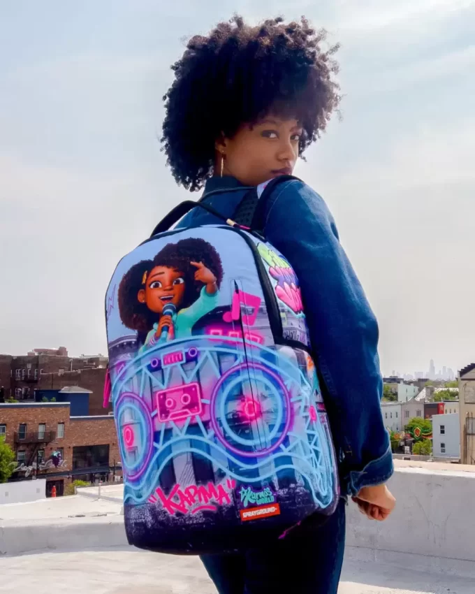 KARMA’S WORLD TURN UP THE VOLUME BACKPACK