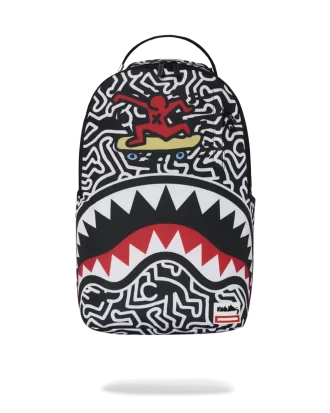 KEITH HARING SKATER SHARK DLXSR BACKPACK