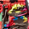 KIDS CAMOBURST SWIM TRUNKS