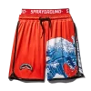 KIDS JAPAN WAVE SWIM TRUNKS (RED)