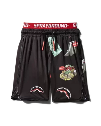 KIDS PATCH ALL-IN SWIM TRUNKS (BLACK)