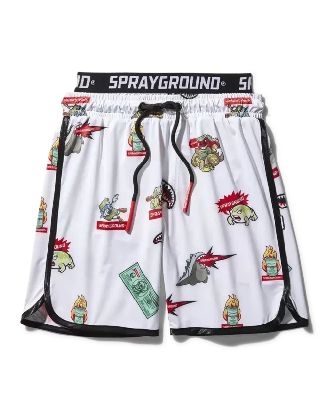 KIDS PATCH ALL-IN SWIM TRUNKS (WHITE)