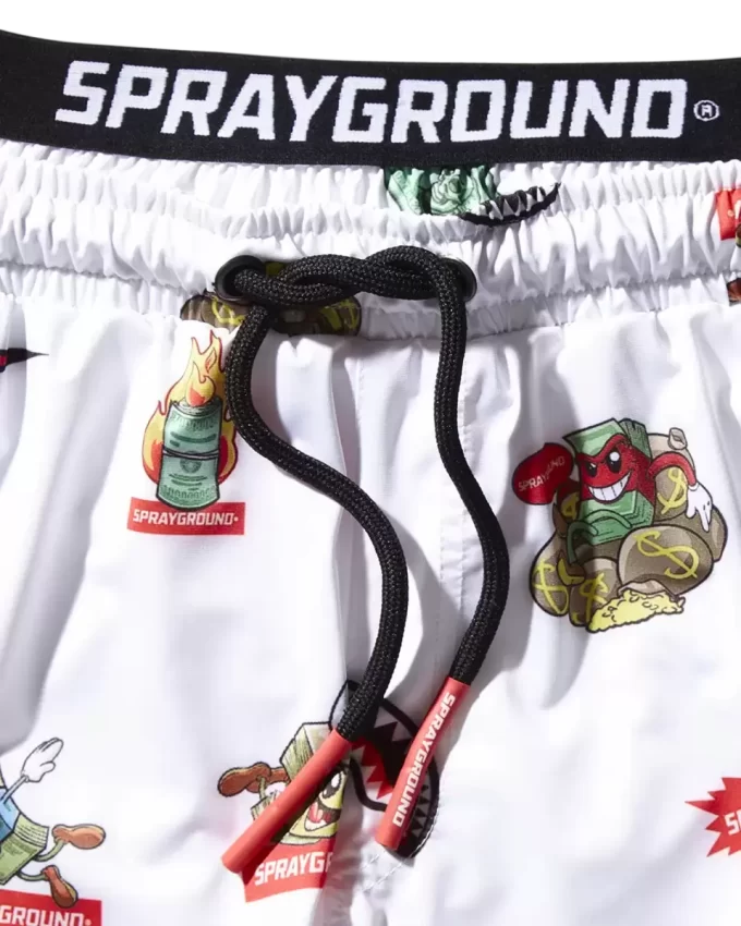 KIDS PATCH ALL-IN SWIM TRUNKS (WHITE)