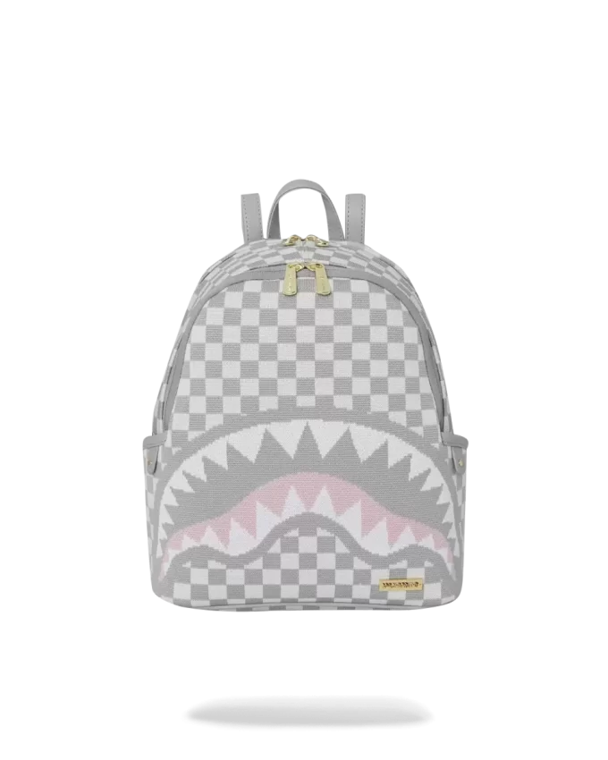KNIT SHARKS IN PARIS IN CREAM SAVAGE BACKPACK