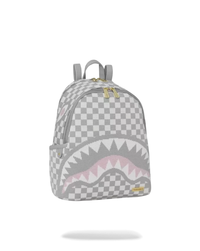 KNIT SHARKS IN PARIS IN CREAM SAVAGE BACKPACK