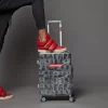 LAQUAN SMITH EMBOSSED CLEAR 3M CARRY-ON