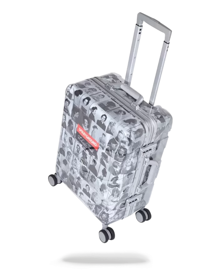 LAQUAN SMITH EMBOSSED CLEAR 3M CARRY-ON