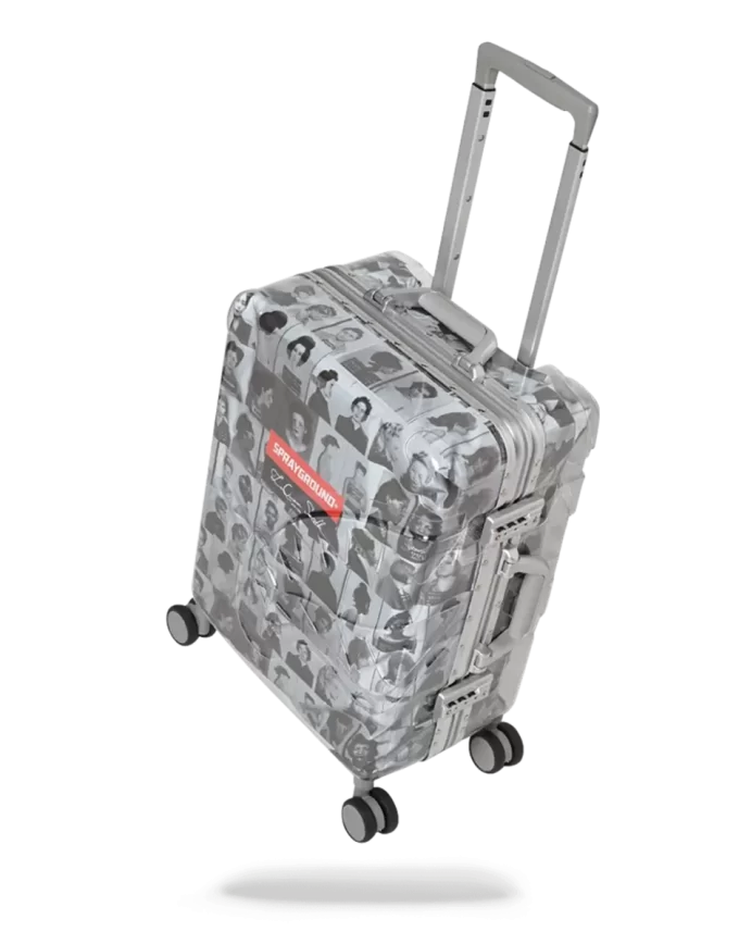 LAQUAN SMITH EMBOSSED CLEAR 3M CARRY-ON