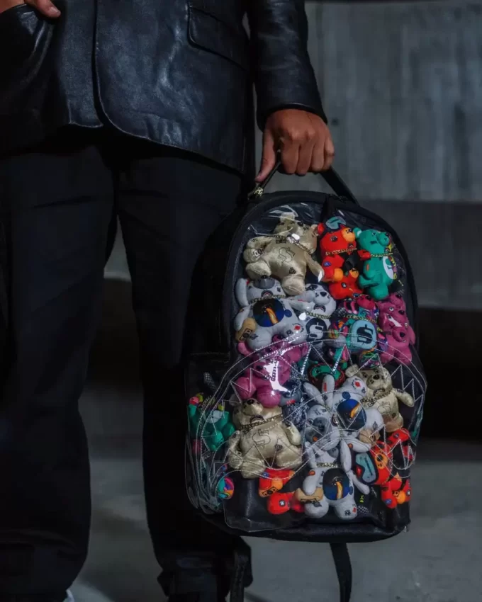 LEGIT BEARS STUFFED IN THIS BAG BACKPACK