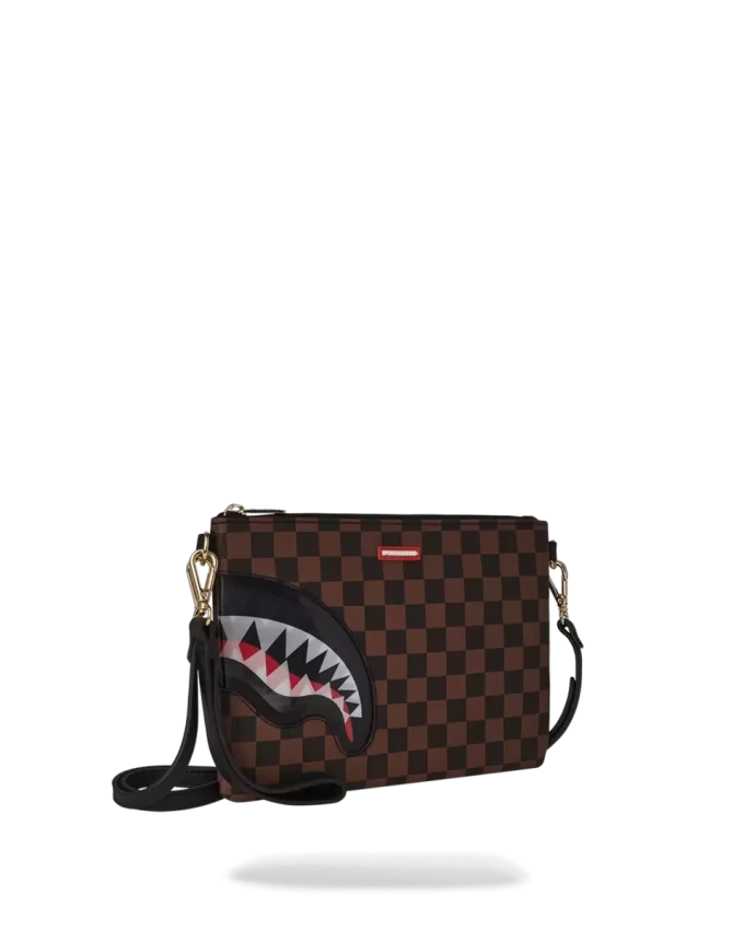 LENTICULAR EFFECTS CROSSOVER CLUTCH W/ SHOULDER STRAP