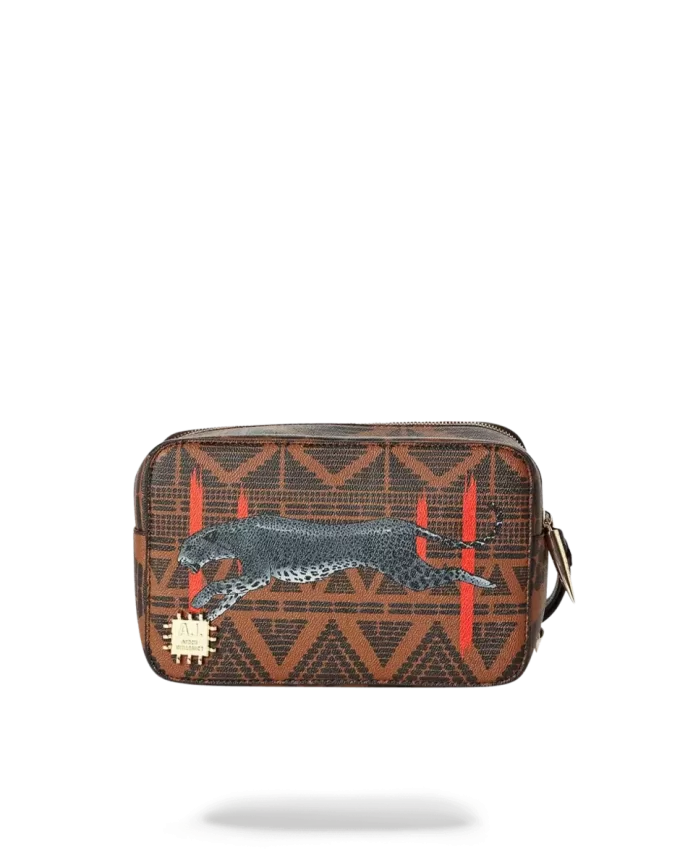 LEOPARDS IN PARIS TOILETRY AKA MONEY BAG