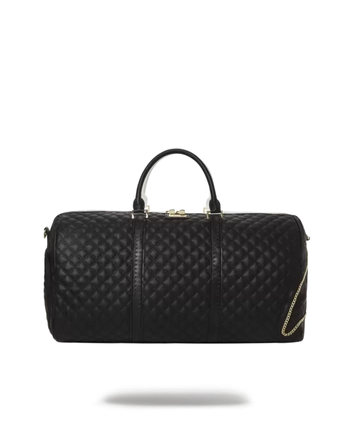 LEVELED UP SPLIT QUILT SHARK DUFFLE