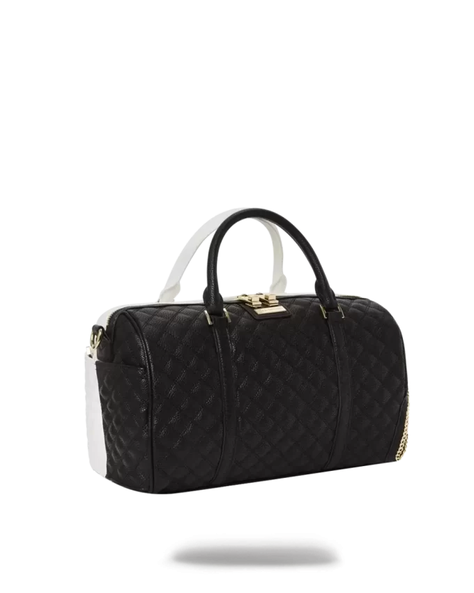 LEVELED UP SPLIT QUILT SHARK MINI DUFFLE