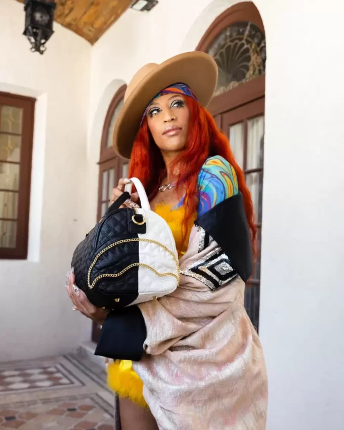 LEVELED UP SPLIT QUILT SHARK MINI DUFFLE