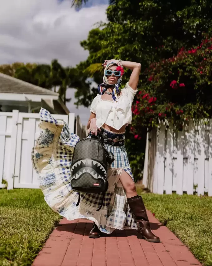 LIGHTS OUT SHARKS IN PARIS BACKPACK