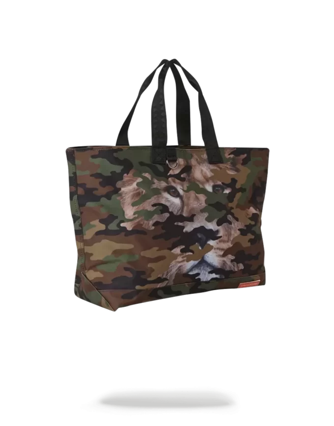 LION CAMO TOTE BAG