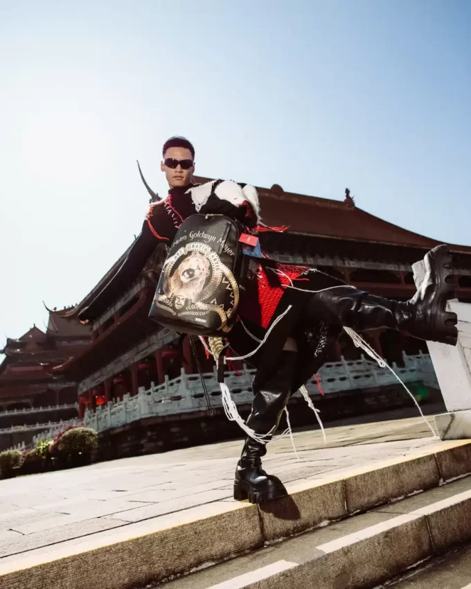 MGM OPENER SHARK LION COLLAB BACKPACK MGM OPENER SHARK LION COLLAB BACKPACK