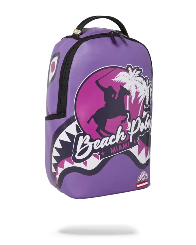 MIAMI BEACH POLO COLLAB BACKPACK (DLXV-PURPLE)