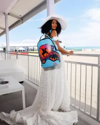 MIAMI BEACH POLO COLLAB BACKPACK (DLXV-SKY)