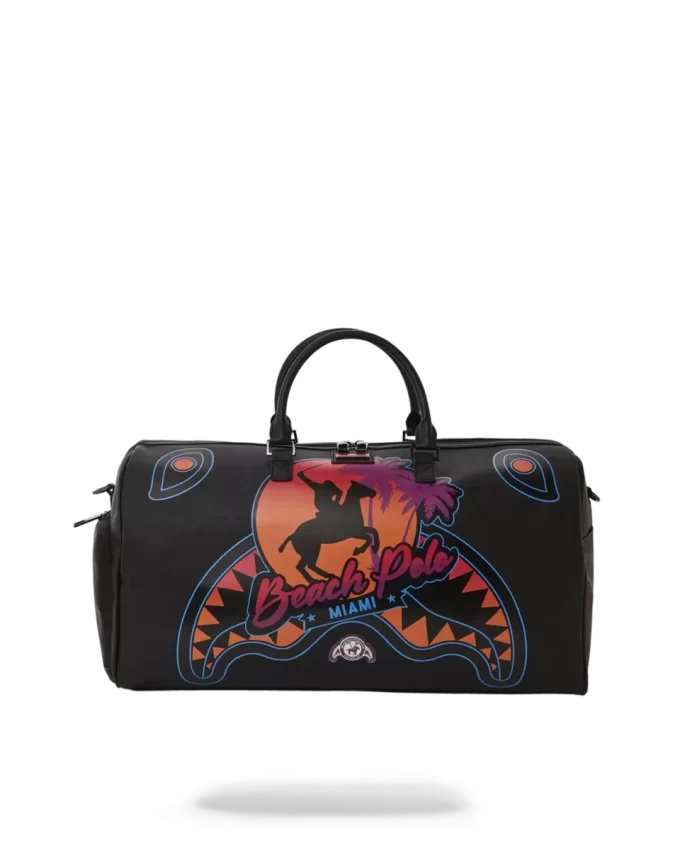 MIAMI BEACH POLO COLLAB DUFFLE (BLACK)