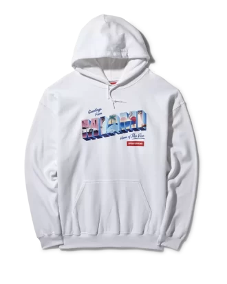 MIAMI VICE HOODY (WHITE)