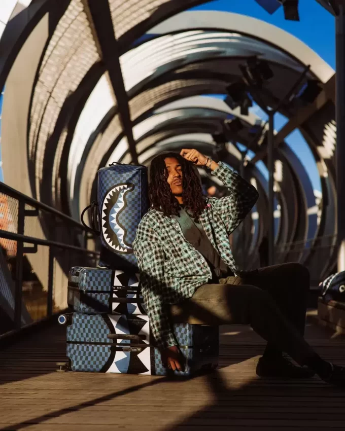 MIDNIGHT MAGIC SHARKS IN PARIS DUFFLE