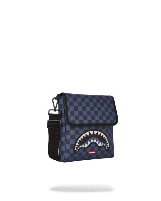 MIDNIGHT MAGIC SHARKS IN PARIS MESSENGER SLING BAG