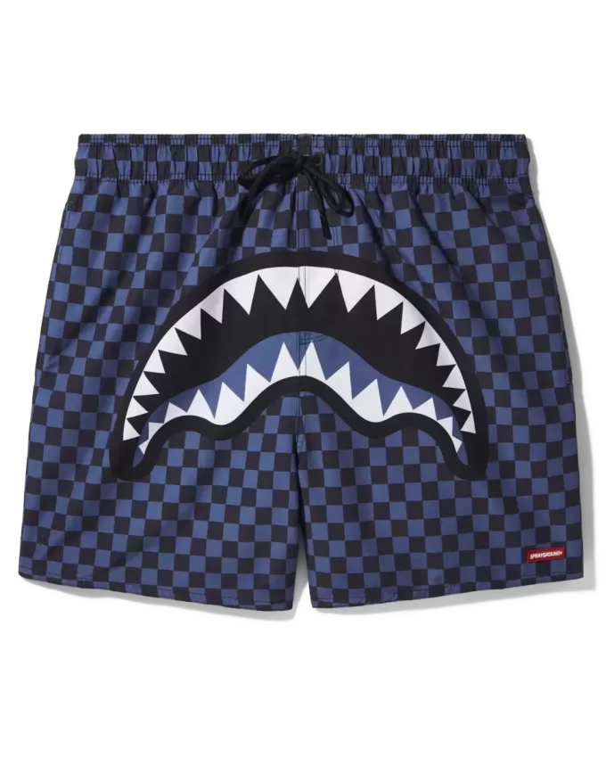 MIDNIGHT MAGIC SHARKS IN PARIS SWIM SHORTS