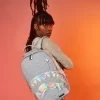 MIRASHAKU IRIDESCENT QUILT BACKPACK