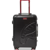 MOLDED SHARKITECTURE BLACK HARDSHELL CARRY-ON LUGGAGE