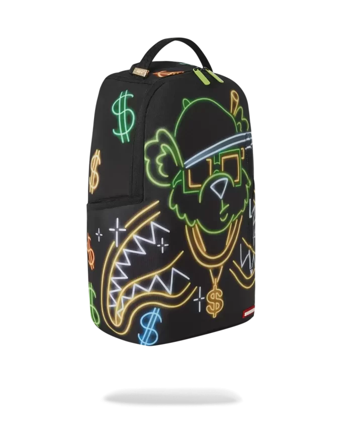 MONEY BEAR CITY LIGHTS BACKPACK
