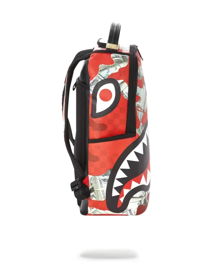 MONEY CAMO (RED) BACKPACK