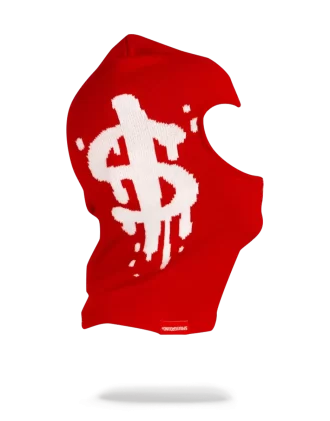 MONEY DRIP SKI MASK (RED)