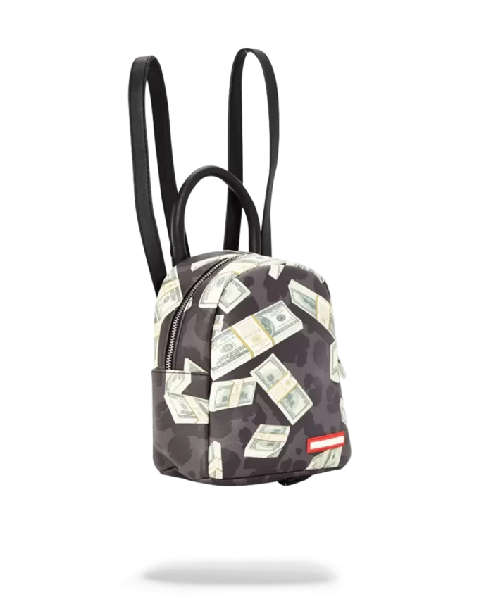 MONEY ON BLACK LEOPARD PRINT MINI