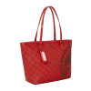 MONEY PATTERN BRICK TOTE