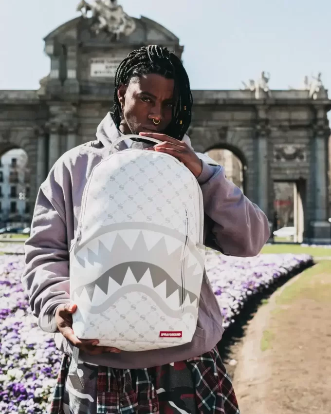 MONEY PATTERN POWDER BACKPACK (DLXV)