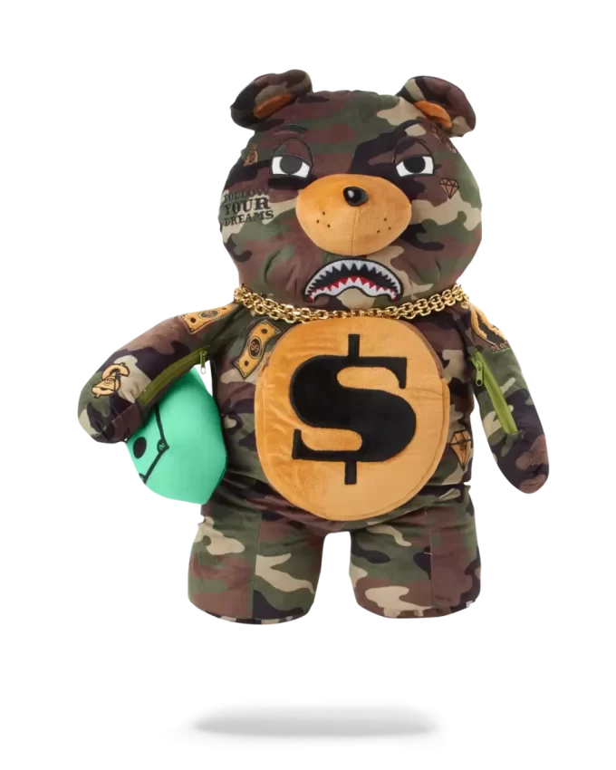MONEYBEAR TEDDY BEAR BACKPACK