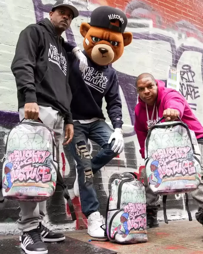 NAUGHTY BY NATURE HIP HOP HOORAY 30TH ANNIVERSARY COLLAB BACKPACK