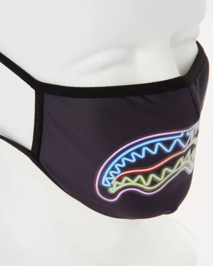 NEON SHARK FORM-FITTING MASK