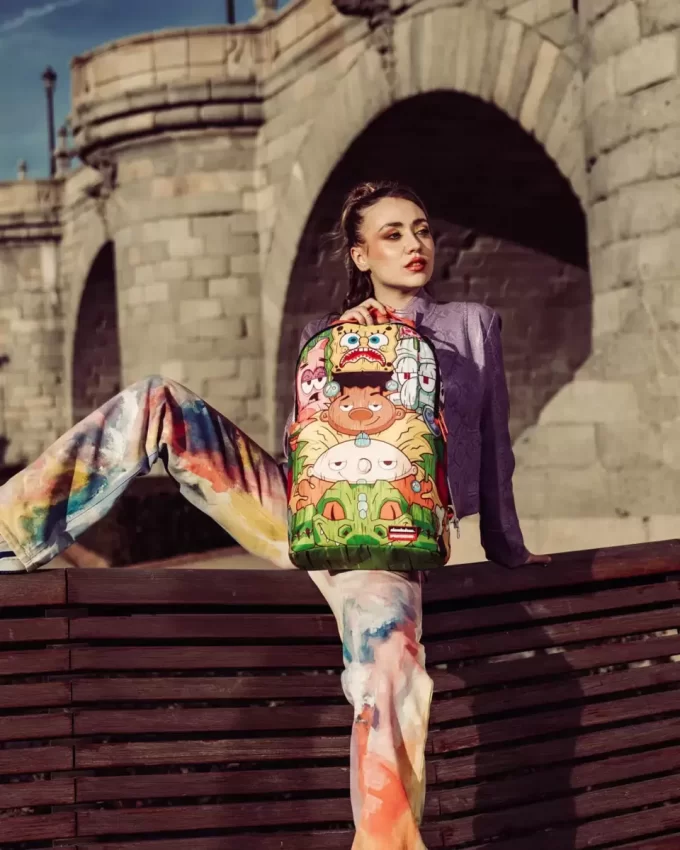 NICKELODEON STACK EM UP BACKPACK NICKELODEON STACK EM UP BACKPACK