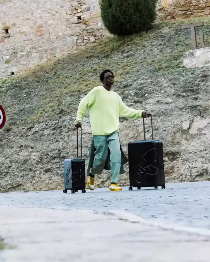 NIGHTSHARKS WORLDWIDE SHARKITECTURE CARRY-ON LUGGAGE NIGHTSHARKS WORLDWIDE SHARKITECTURE CARRY-ON LUGGAGE