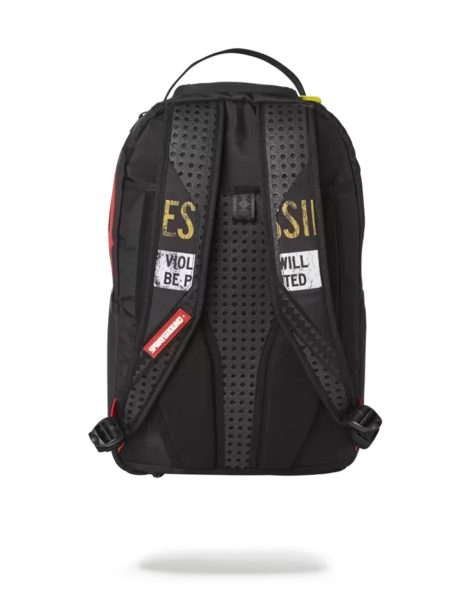 NO TRESPASSING BACKPACK
