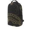 NOIR QUILT GOLD CHAIN SHARK BACKPACK (DLXV)
