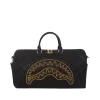 NOIR QUILT GOLD CHAIN SHARK DUFFLE