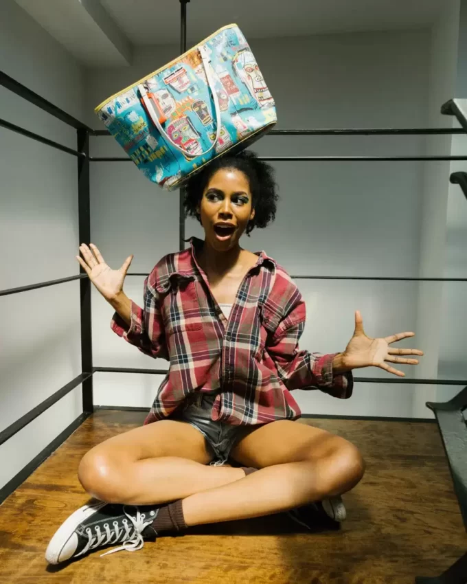 OFFICIAL BASQUIAT MITCHELL CREW 1983 TOTE